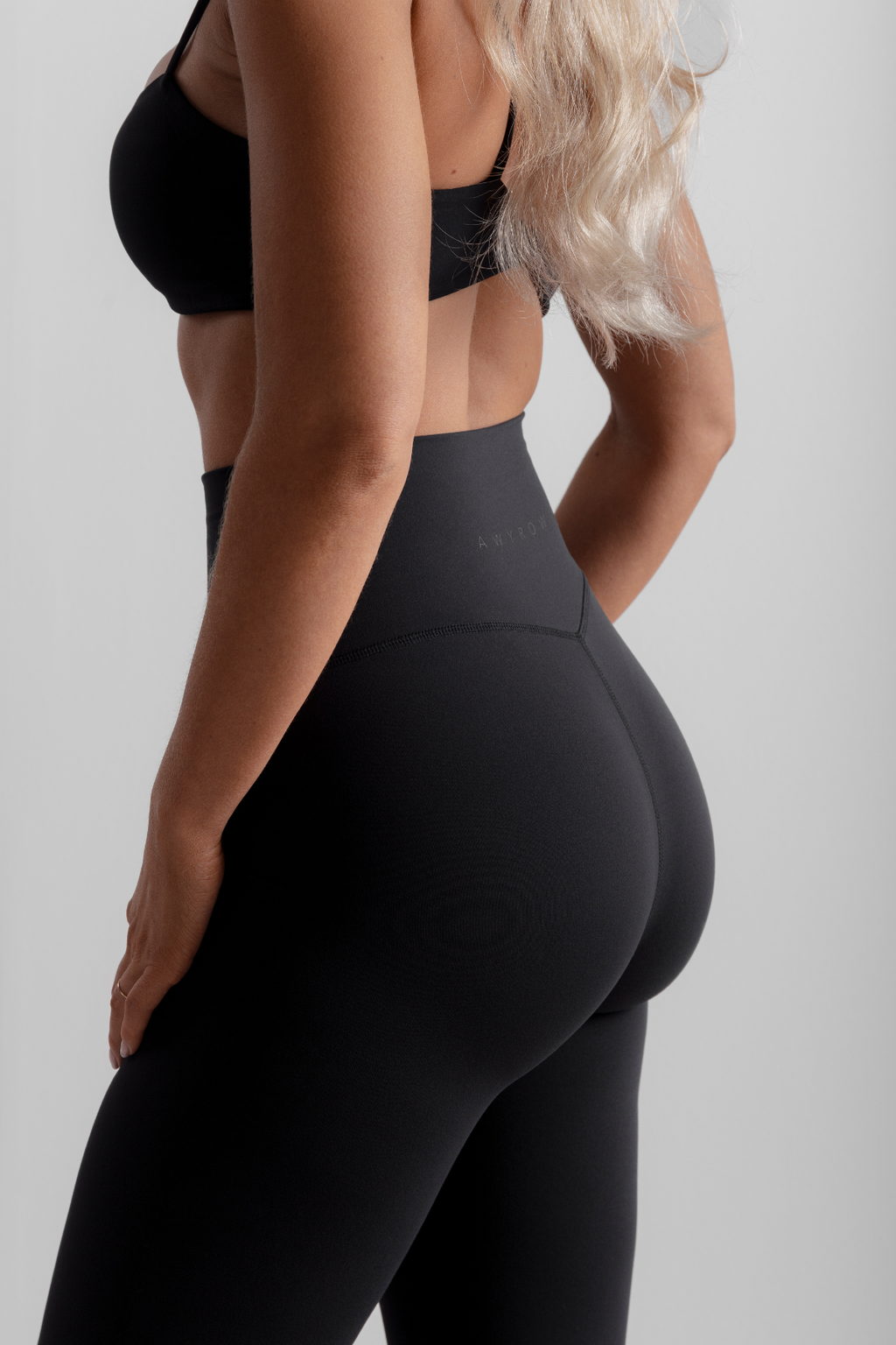 Black Soft Flared Pants PDP