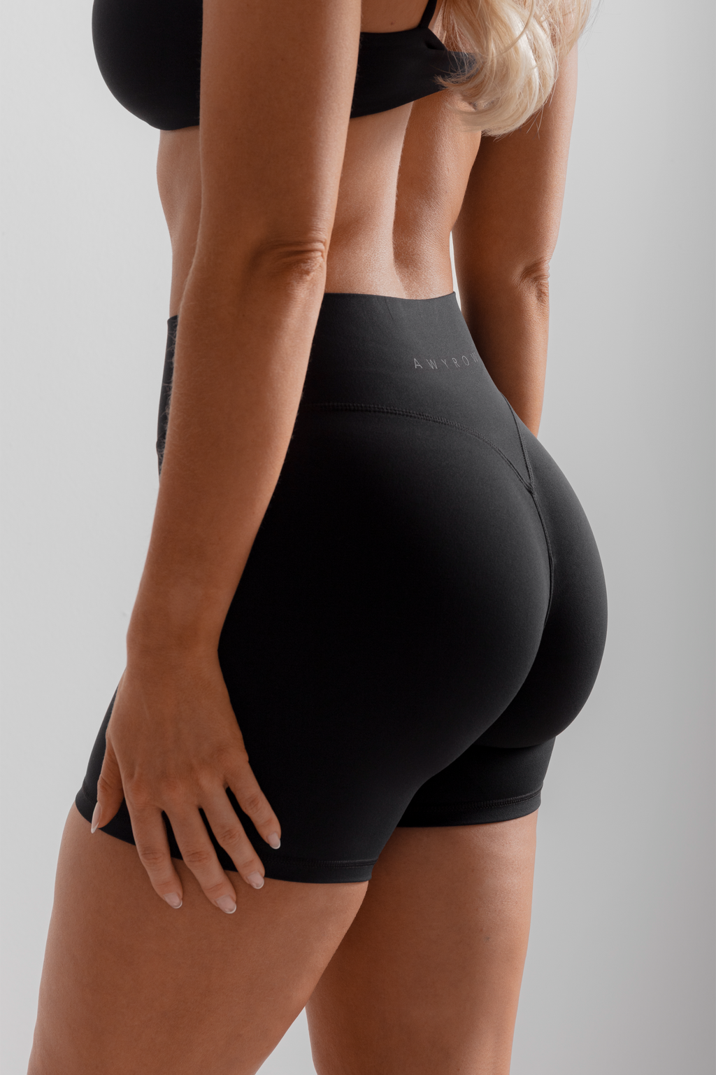 Black Bare Soft Shorts