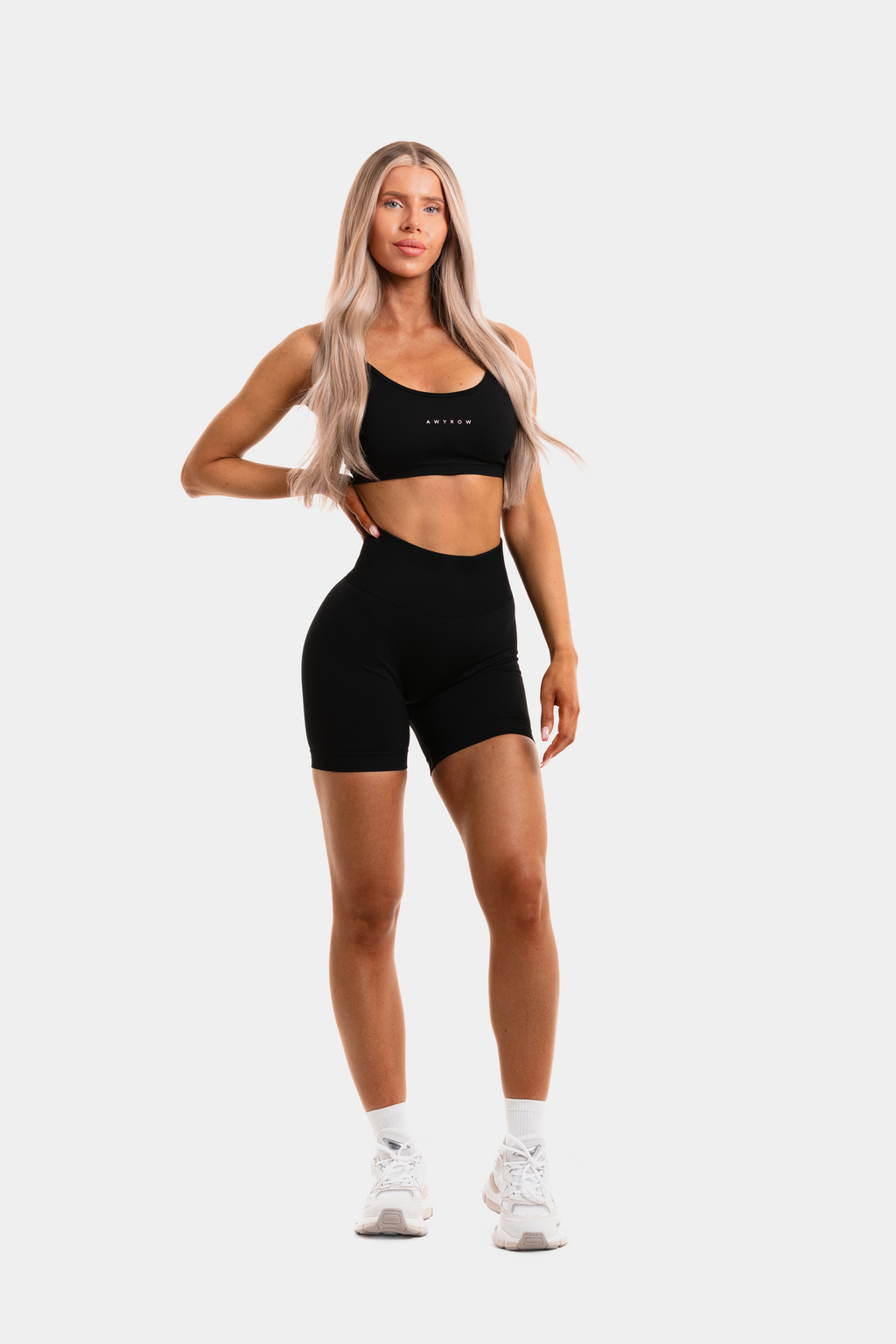 Sömlösa shorts – Black Sculpt