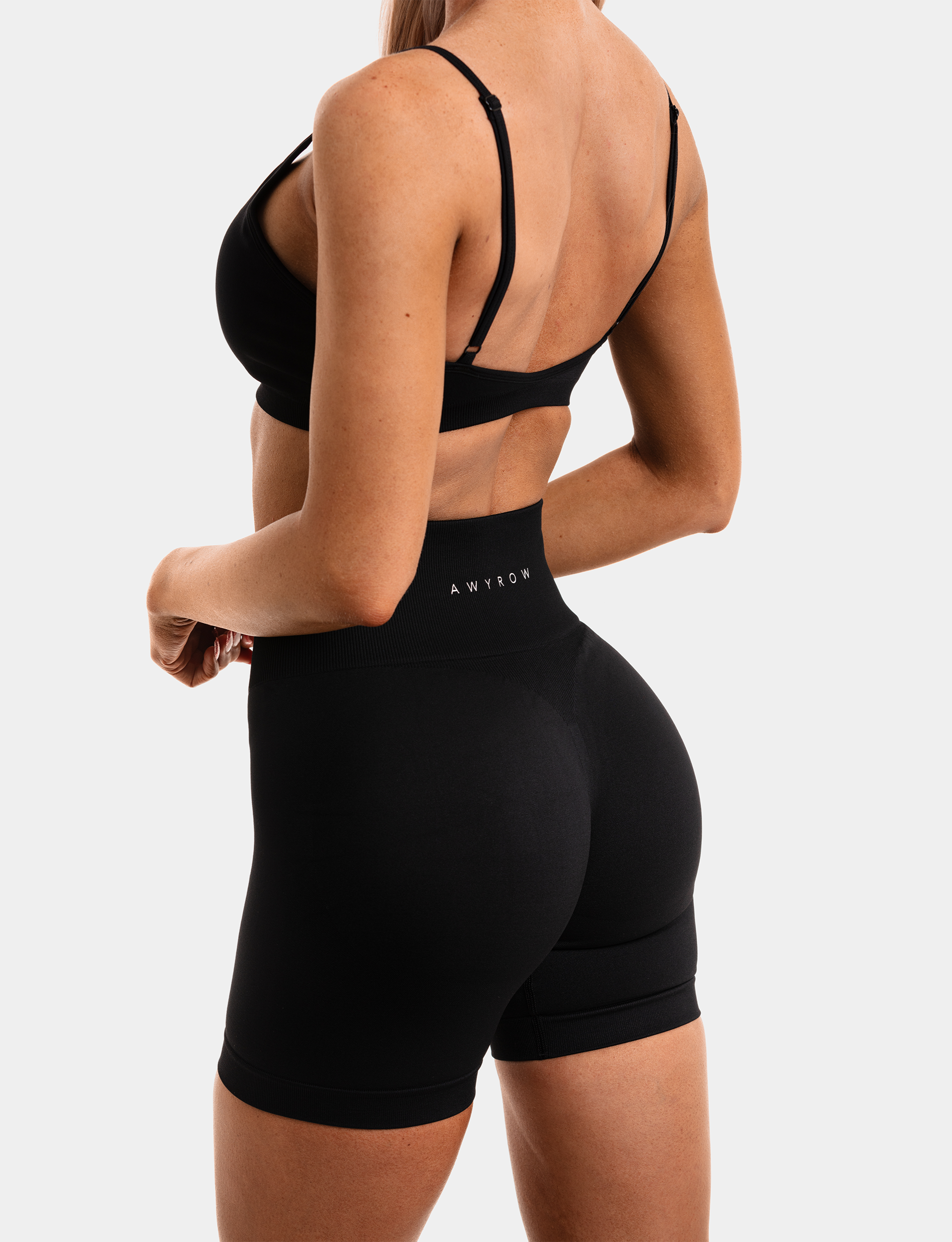 Sömlösa shorts – Black Sculpt