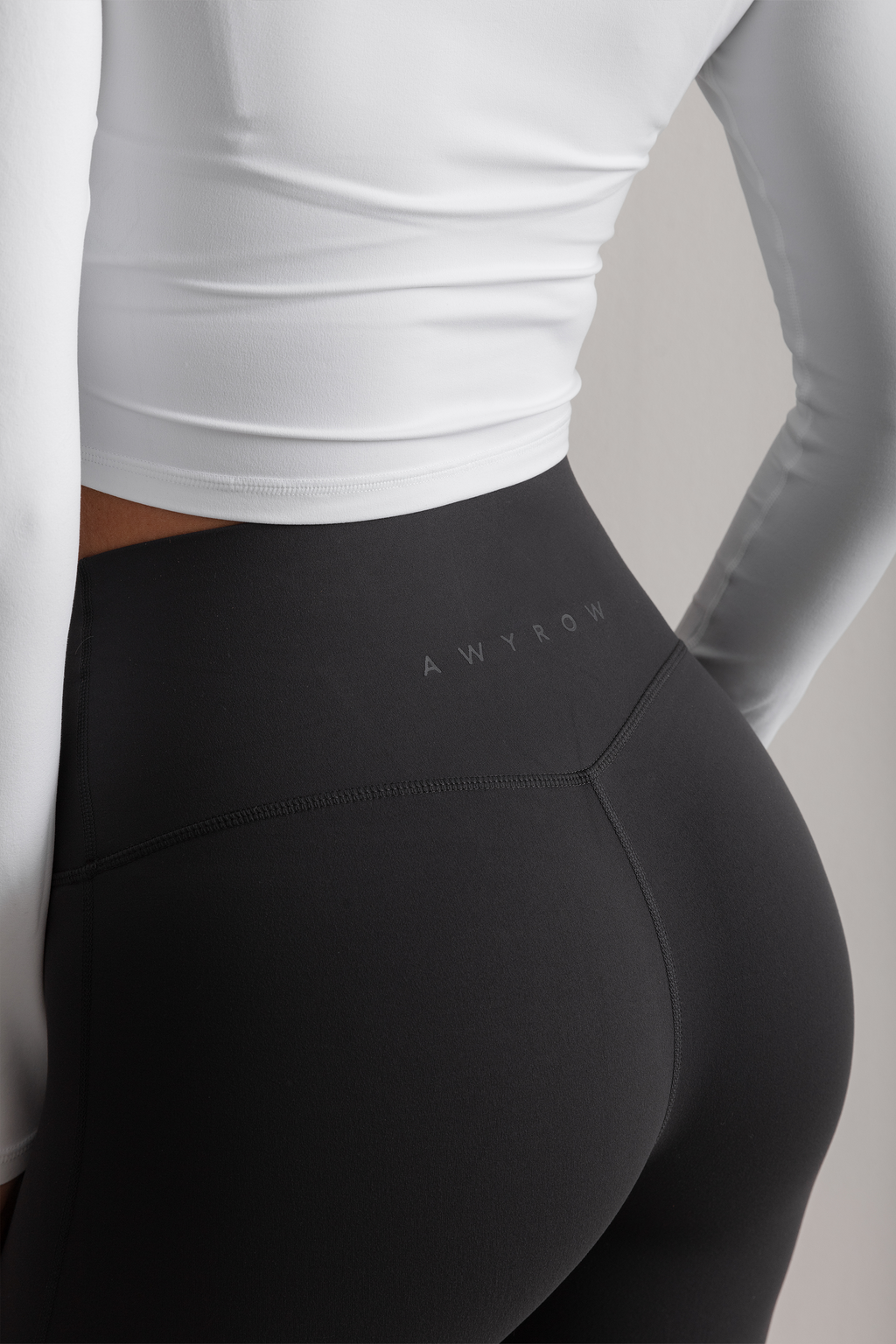 Stormy Grey Mjuka Utsvängda Byxor